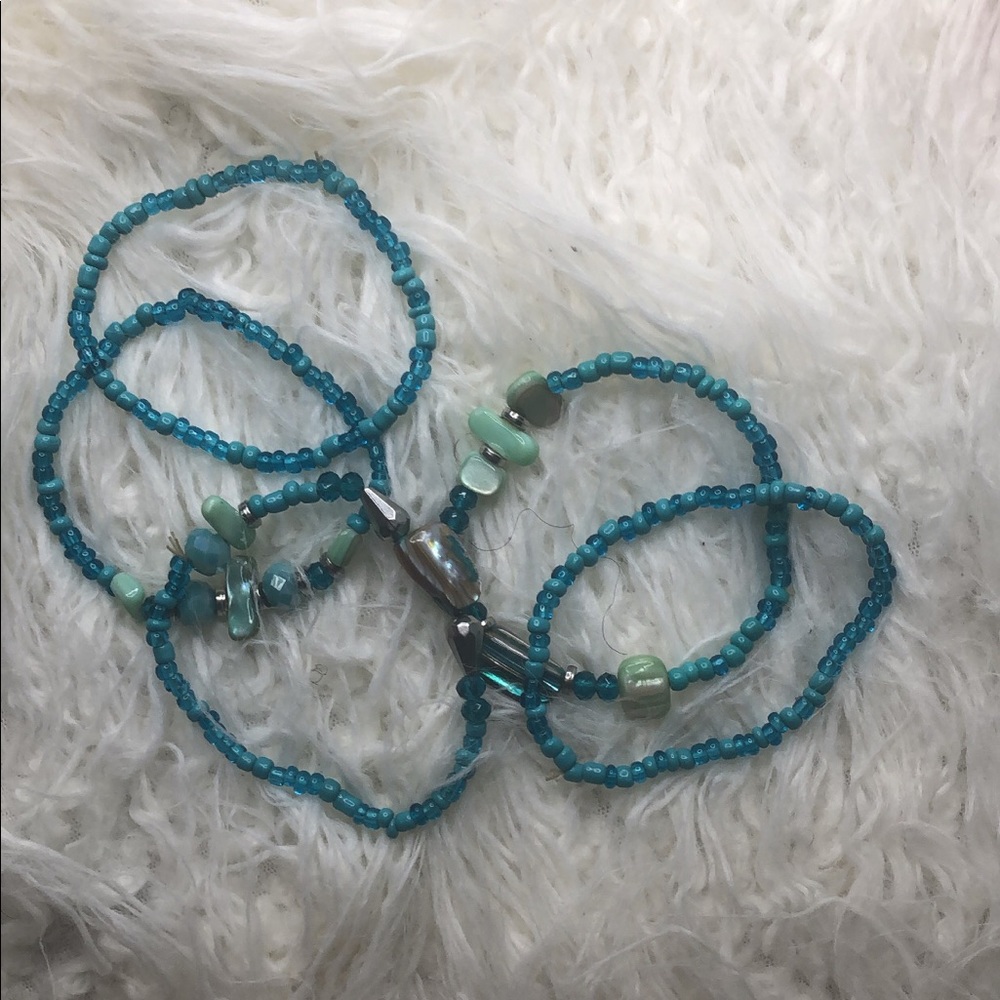Blue bracelet